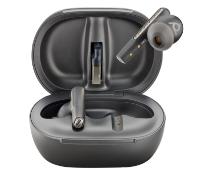 Słuchawki biurowe, callcenter Poly Voyager Free 60+ UC Carbon Black + BT700